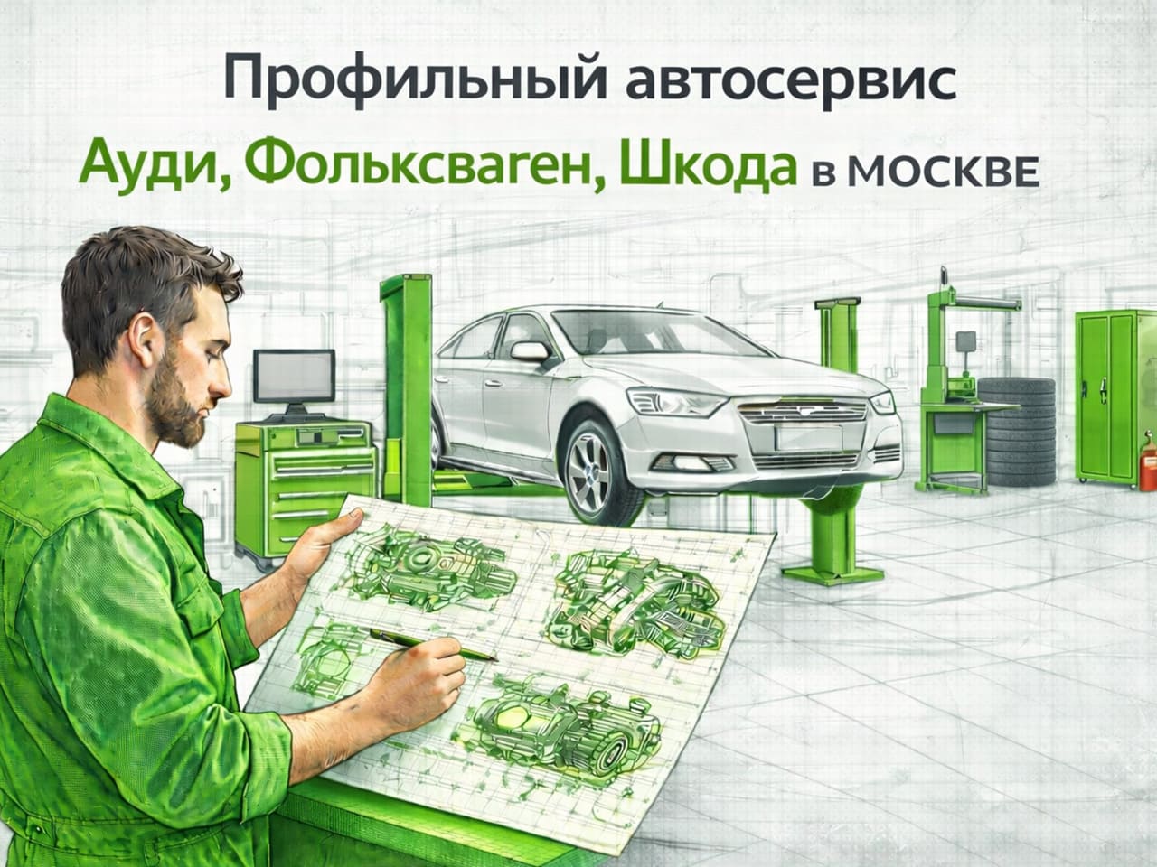 Автосервис Оживляющий гараж